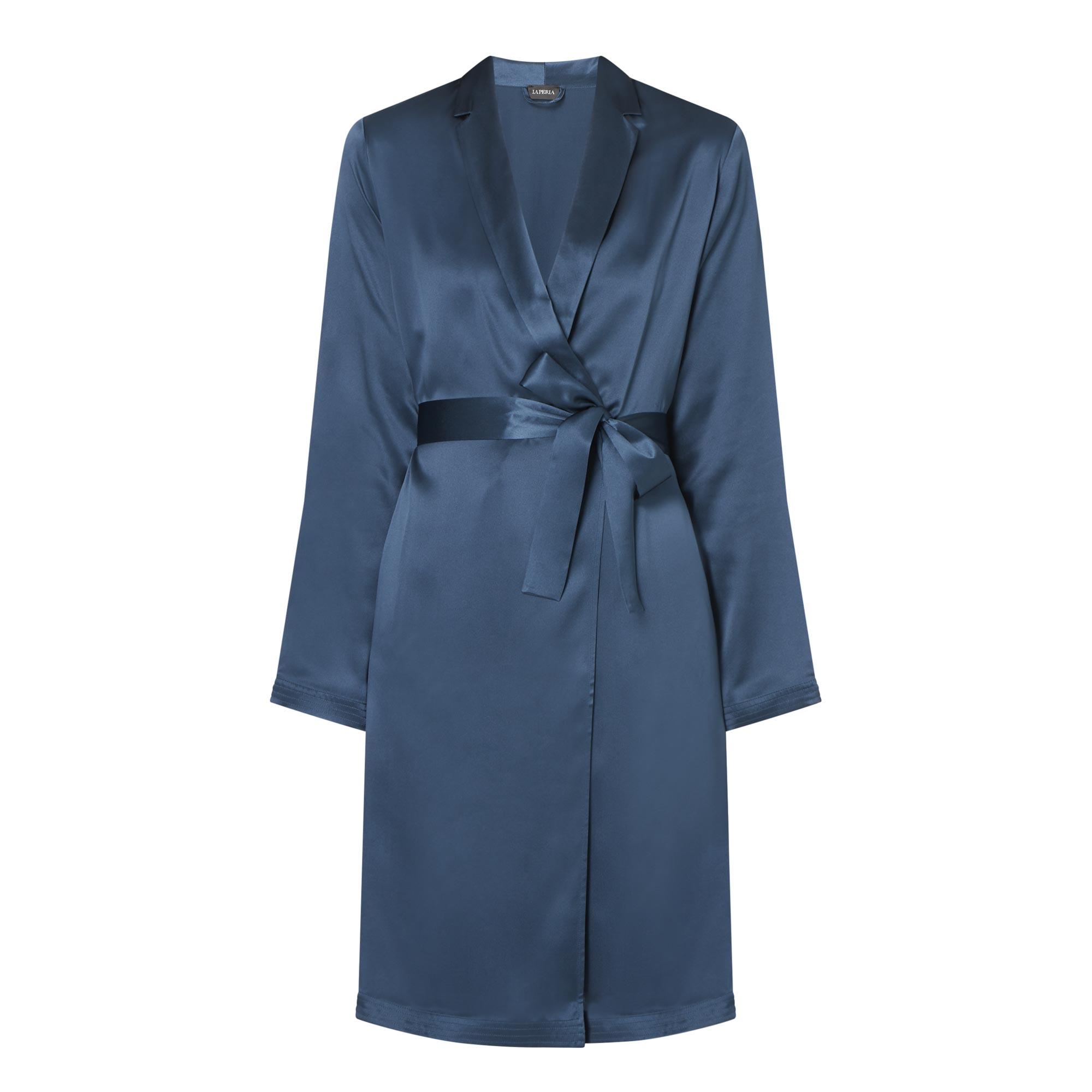 Belted Silk Dressing Gown